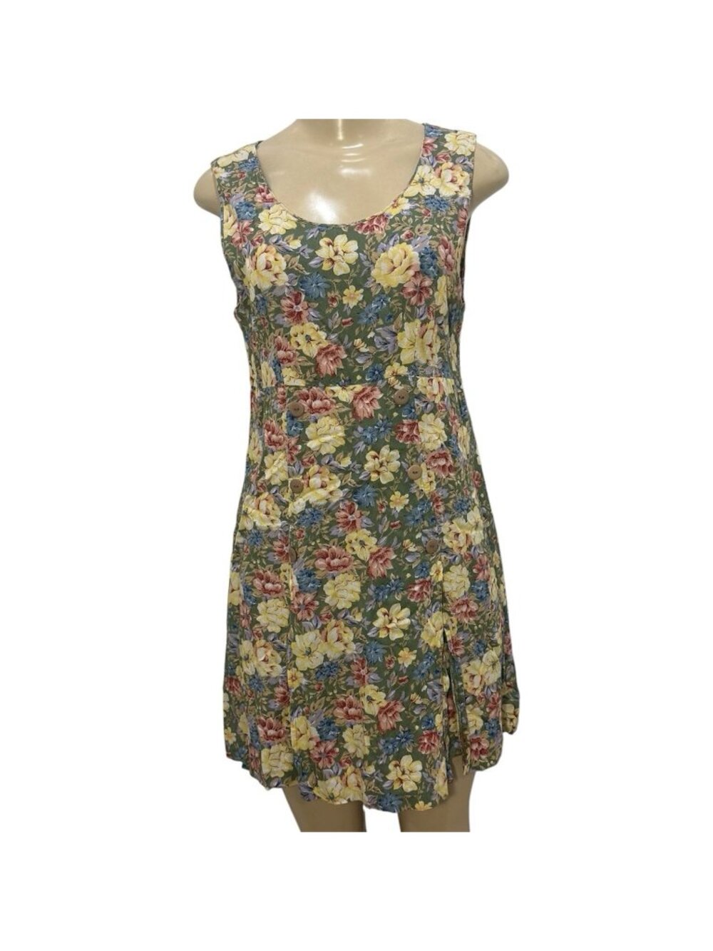 Indie Grunge 90s Floral Romper Size 10 Westport LTD Vintage Cottagecore Granny